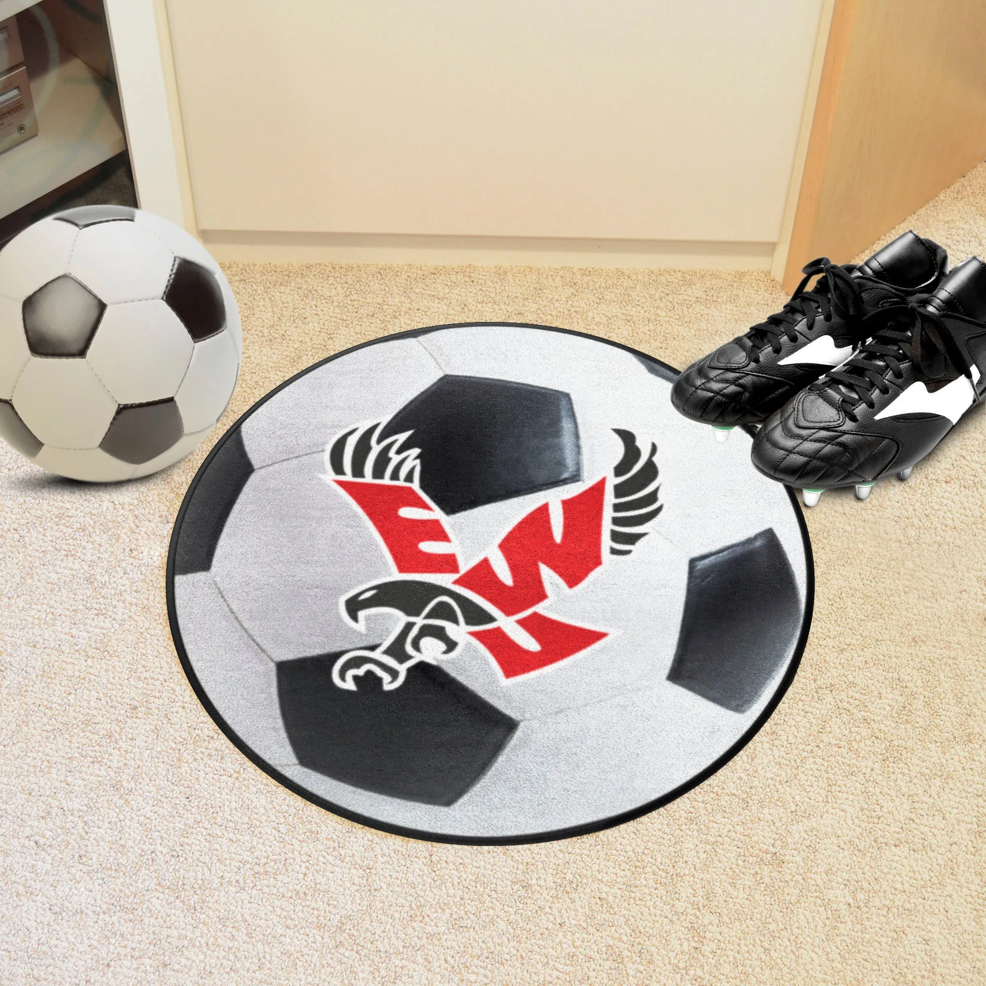 Eastern Washington University Soccer Ball Mat