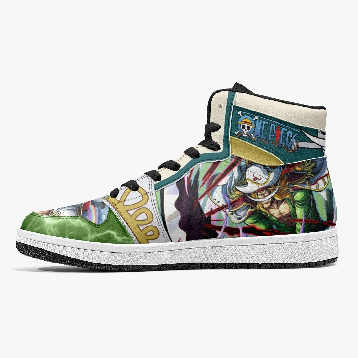 Edward Newgate Wano One Piece Mid 1 Basketball Shoes
