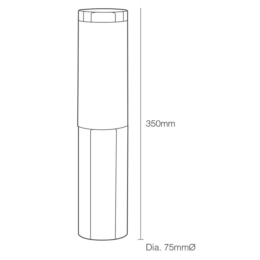 Ellumiere Bollard Light Stainless Steel
