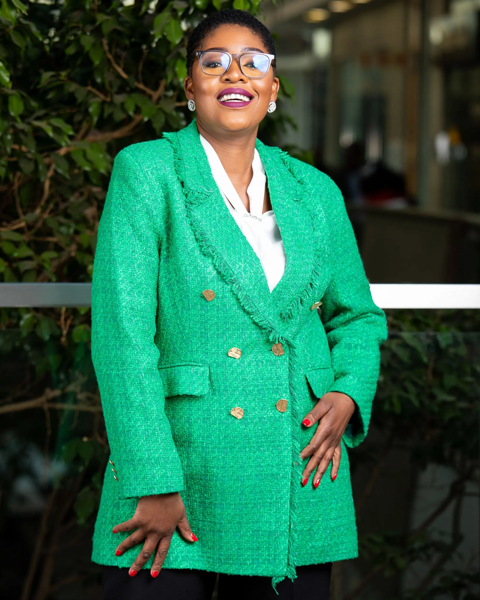 Emerald Elegance Coat