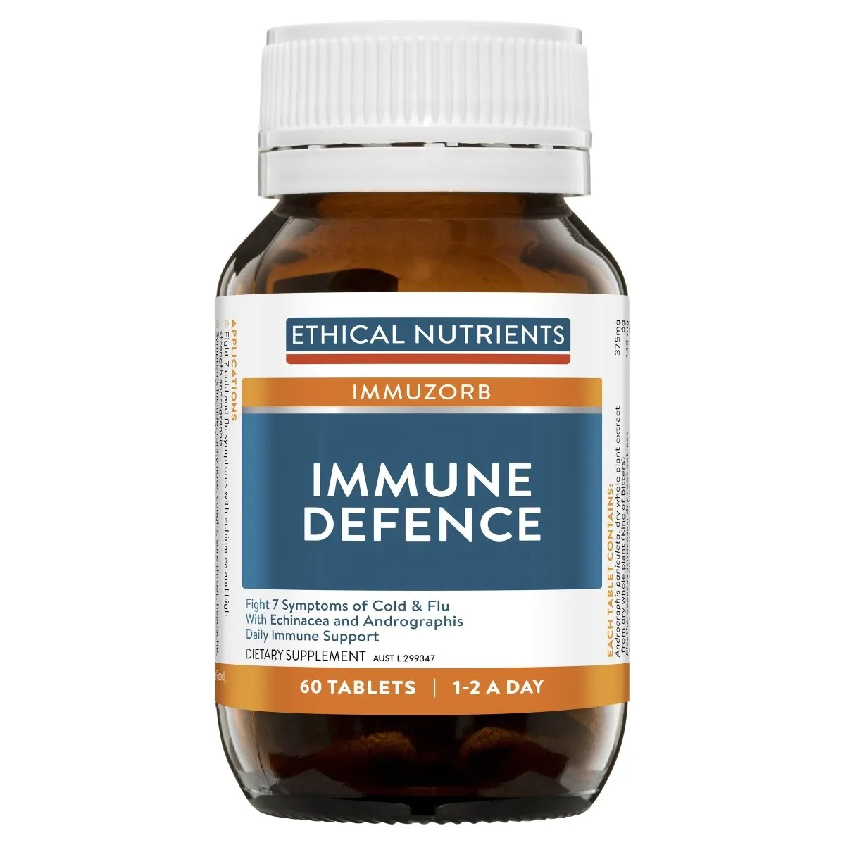 Ethical Nutrients Immuzorb Immune Defence 60 Tablets