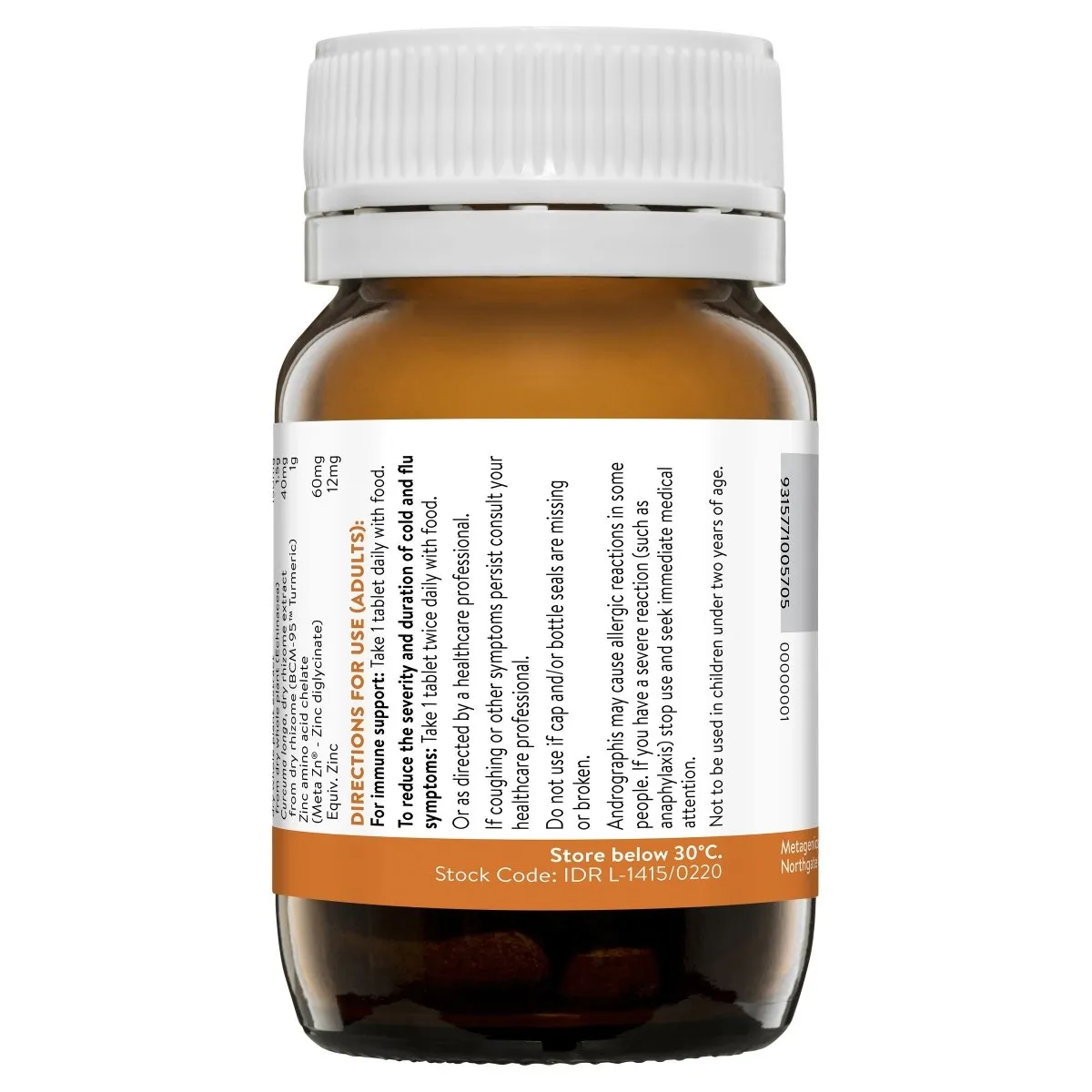 Ethical Nutrients Immuzorb Immune Defence 60 Tablets