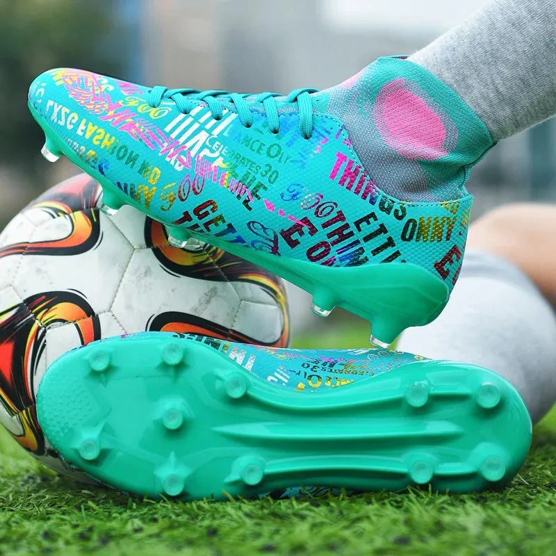 F50 Dual Tone Youth Ronaldo Soccer Cleats AG/FG CR7 Soccer Shoes