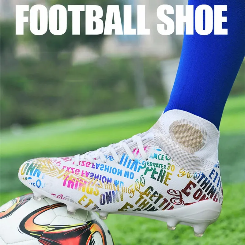 F50 Dual Tone Youth Ronaldo Soccer Cleats AG/FG CR7 Soccer Shoes