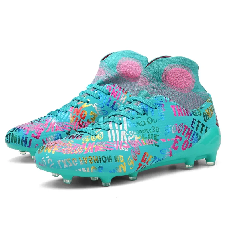 F50 Dual Tone Youth Ronaldo Soccer Cleats AG/FG CR7 Soccer Shoes