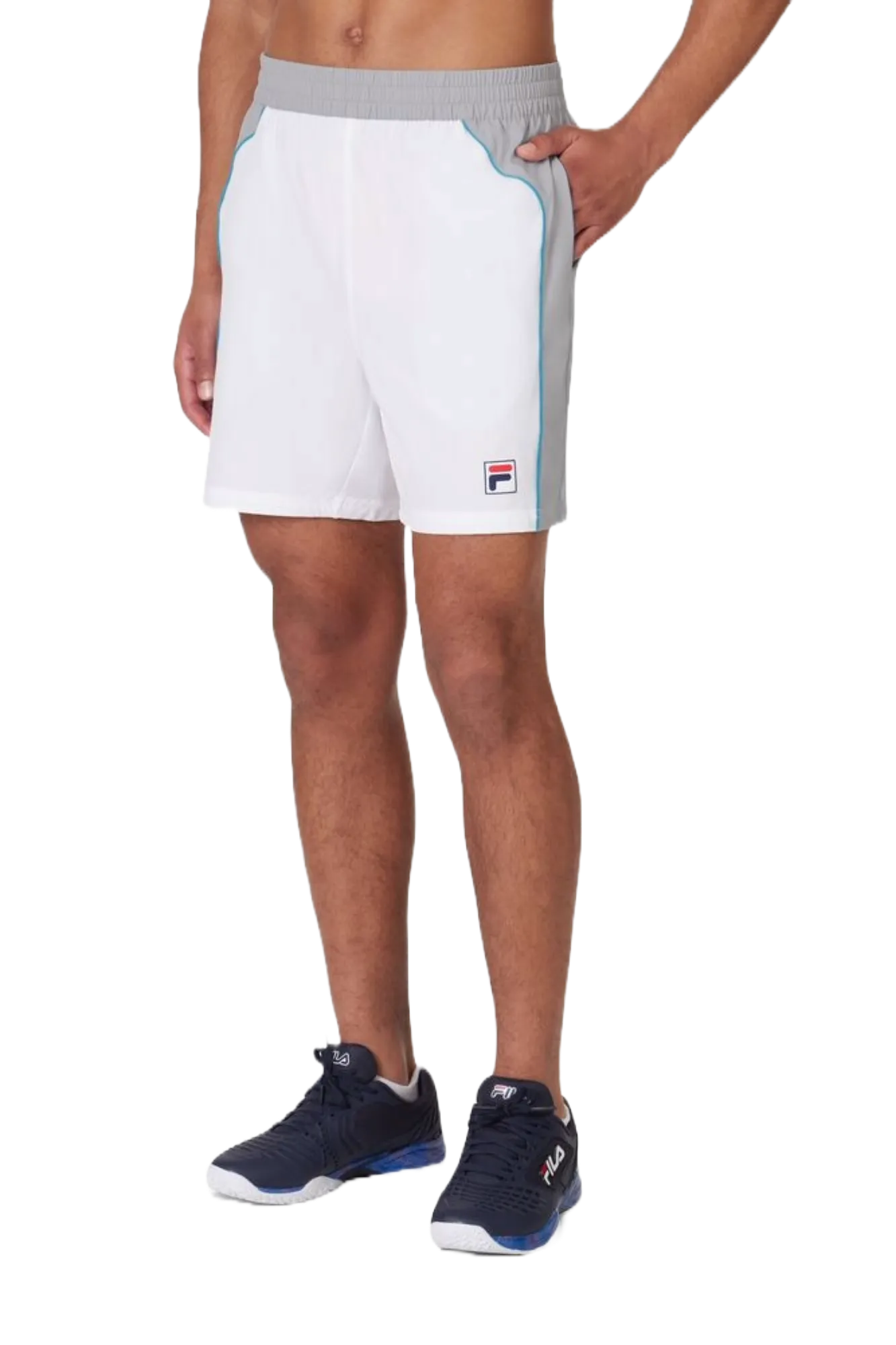 FILA MENS BACKSPIN COLOR BLOCK SHORT