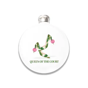 Flask (White) - Queen of the Court - Tennis