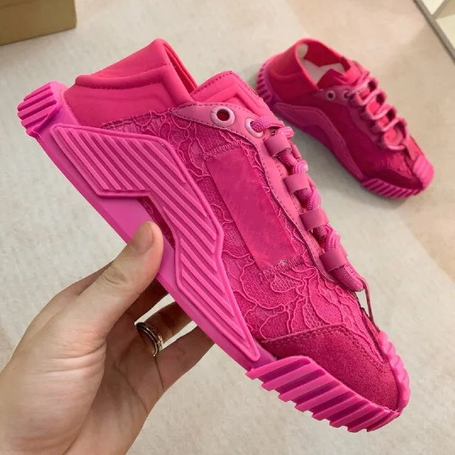Flat Breathable Mesh Platform Sneakers