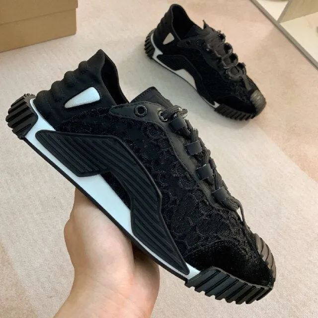 Flat Breathable Mesh Platform Sneakers