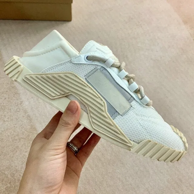 Flat Breathable Mesh Platform Sneakers