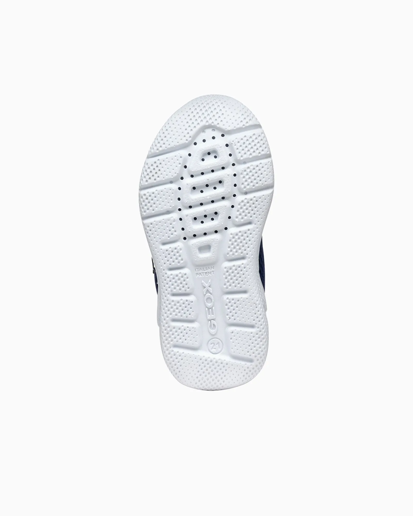 Geox Sprintye Baby Boy Trainers in Navy/Light Green