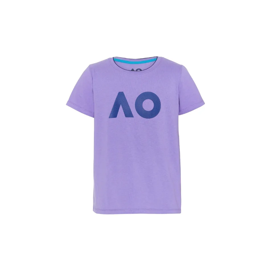Girl's T-Shirt AO Textured Logo