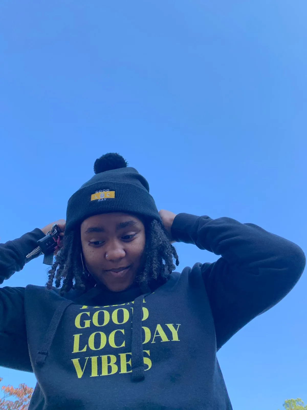 Good Loc Day Pom-Pom Beanie