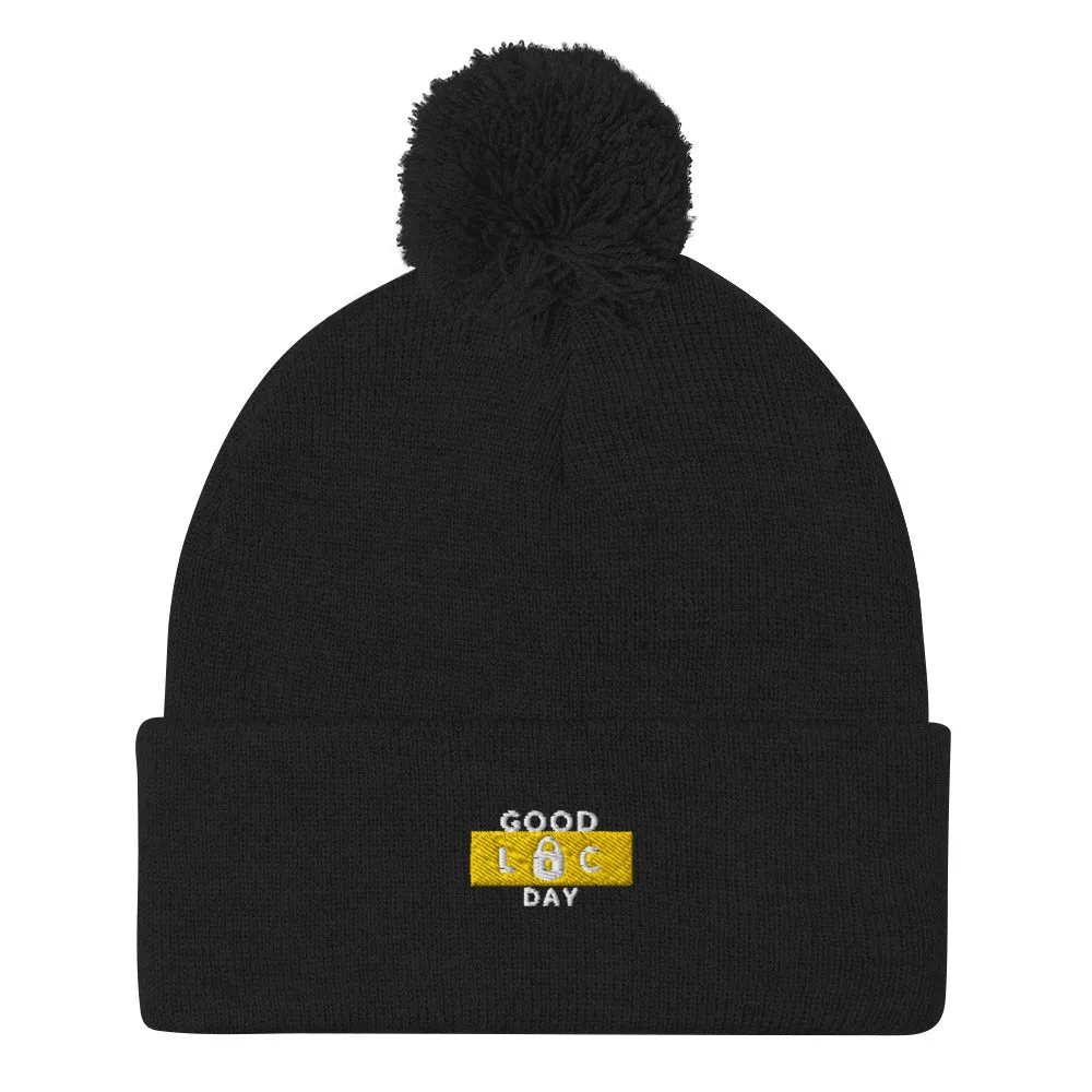 Good Loc Day Pom-Pom Beanie
