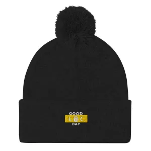 Good Loc Day Pom-Pom Beanie