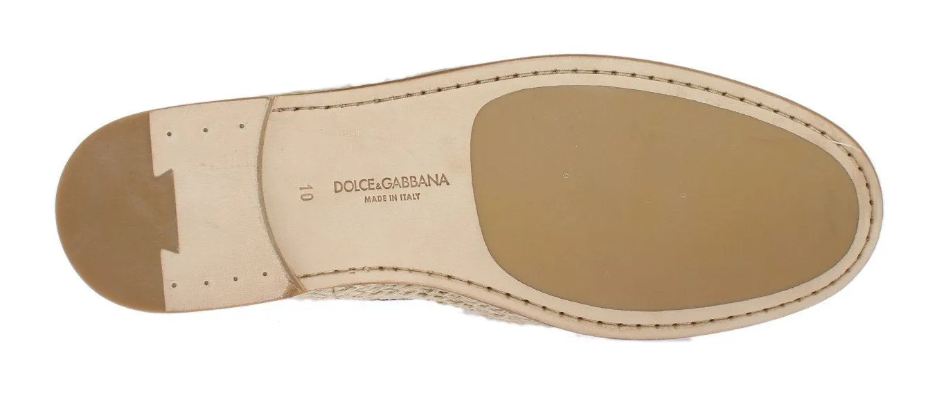 Gray Suede Breathable Logo Loafers