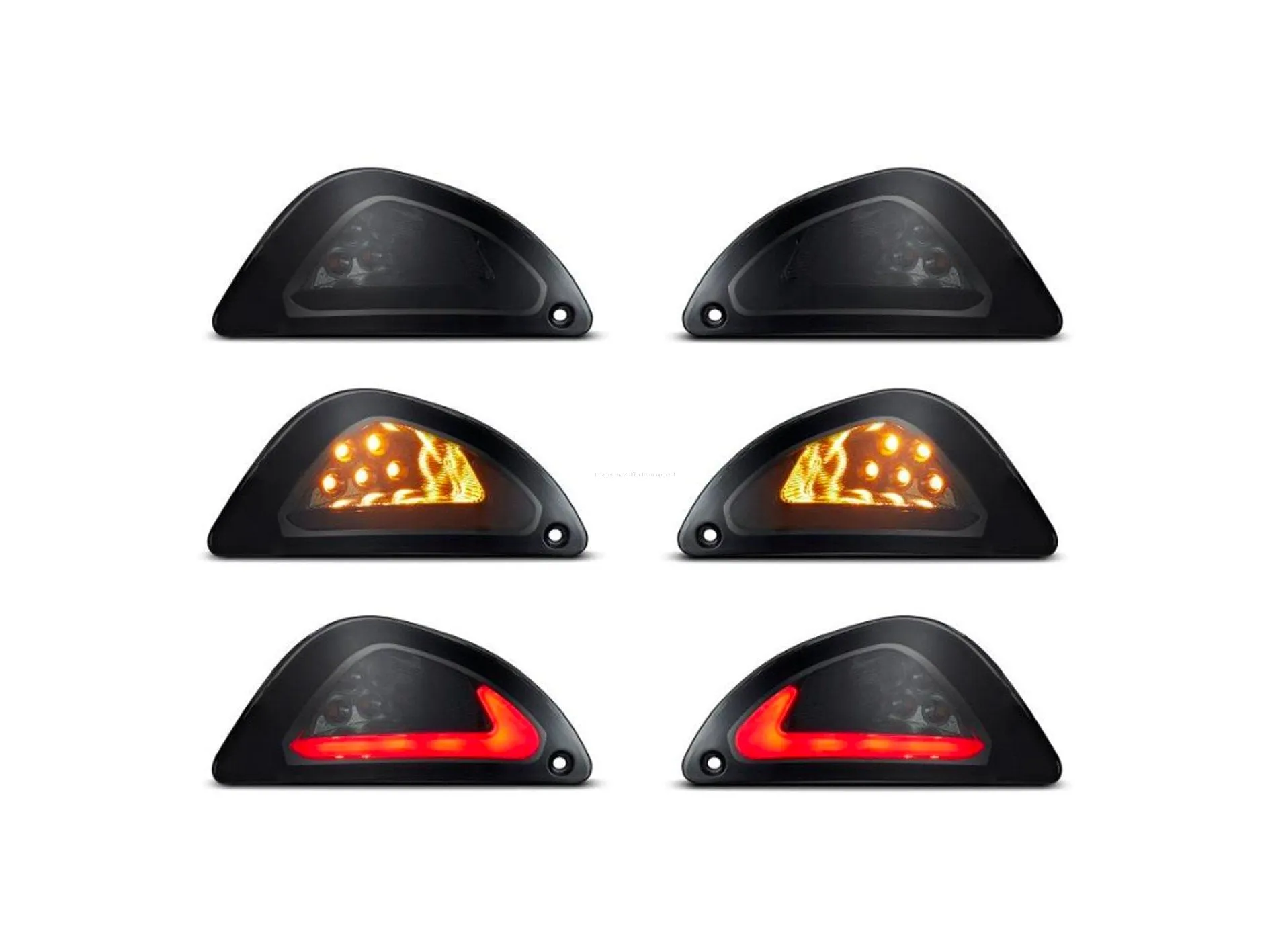 HD Corse Turn Signals Indicator Rear Smoked | SXL/LX/LXV/S 50-150cc