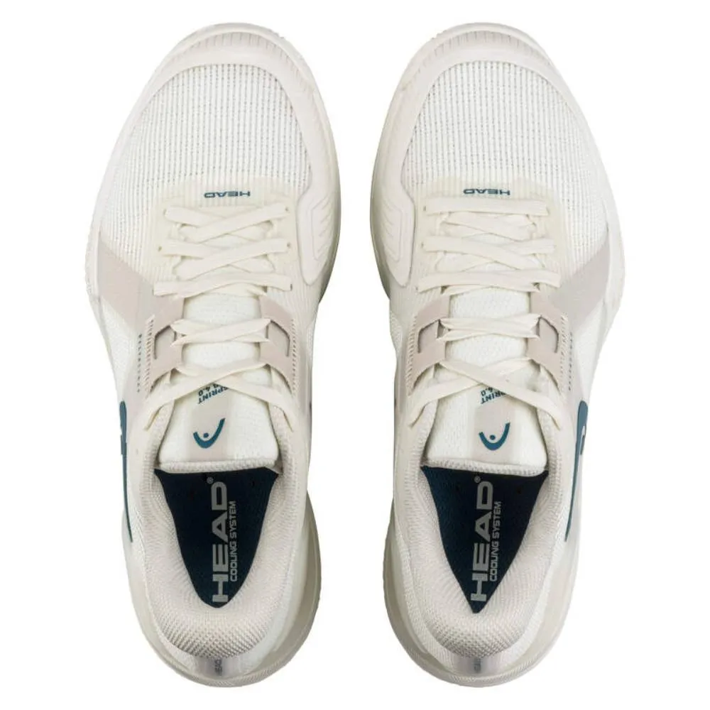 Head Sprint Pro 4.0 Women's Tennis Shoe (Chalk White/Twilight Blue)