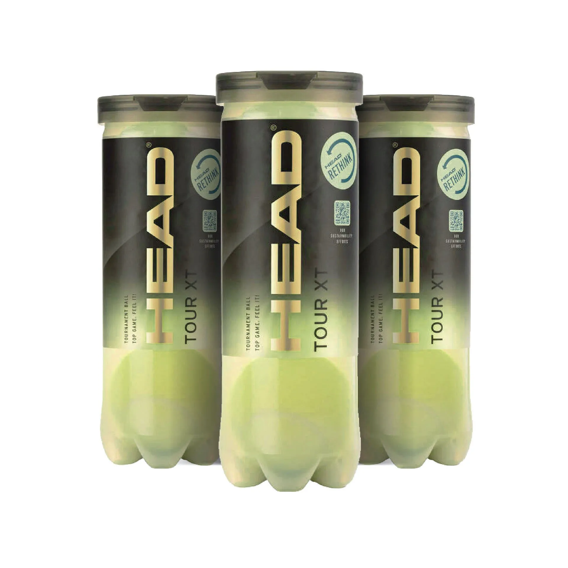 Head Tour XT 3 Tennis Balls (1 Can)