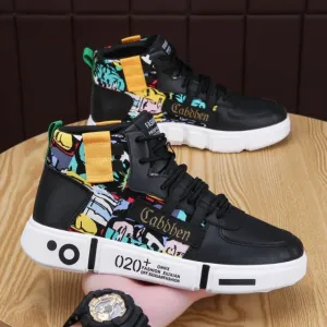 High Top Breathable Canvas Shoes