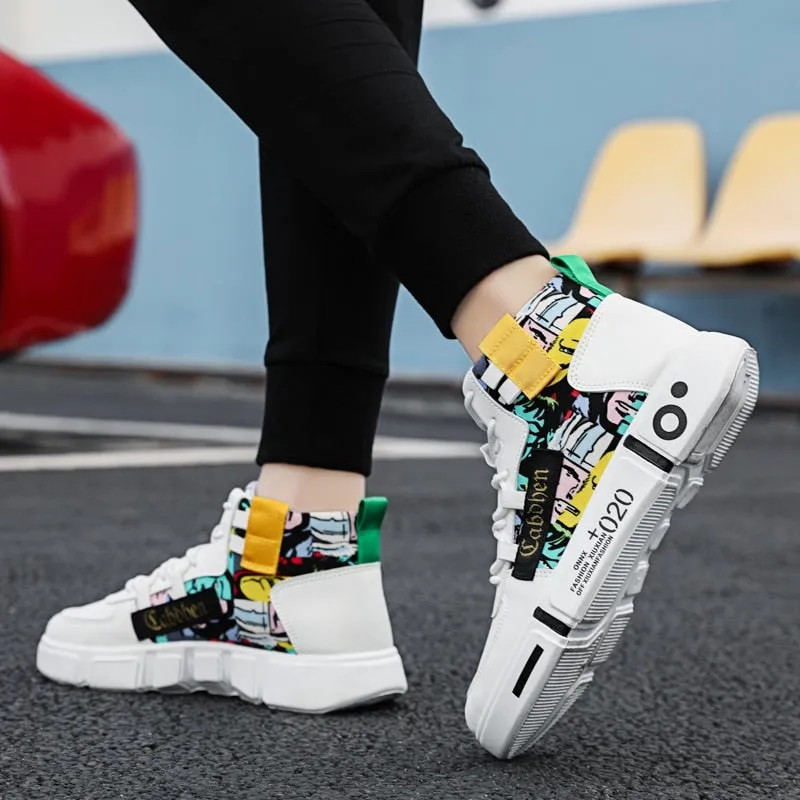 High Top Breathable Canvas Shoes