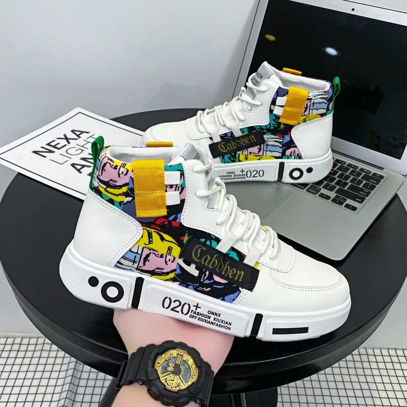 High Top Breathable Canvas Shoes