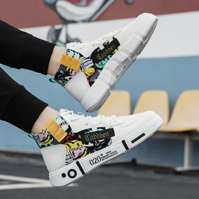 High Top Breathable Canvas Shoes