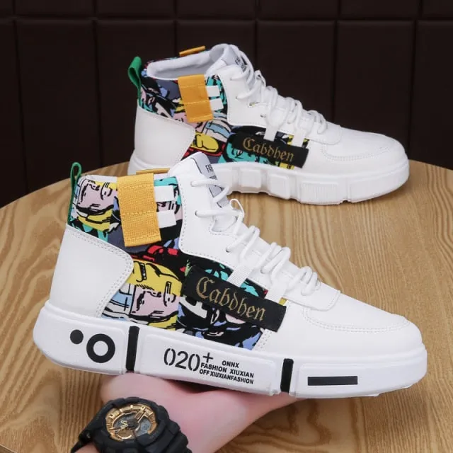 High Top Breathable Canvas Shoes