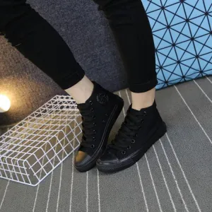 High Top Breathable Canvas Shoes