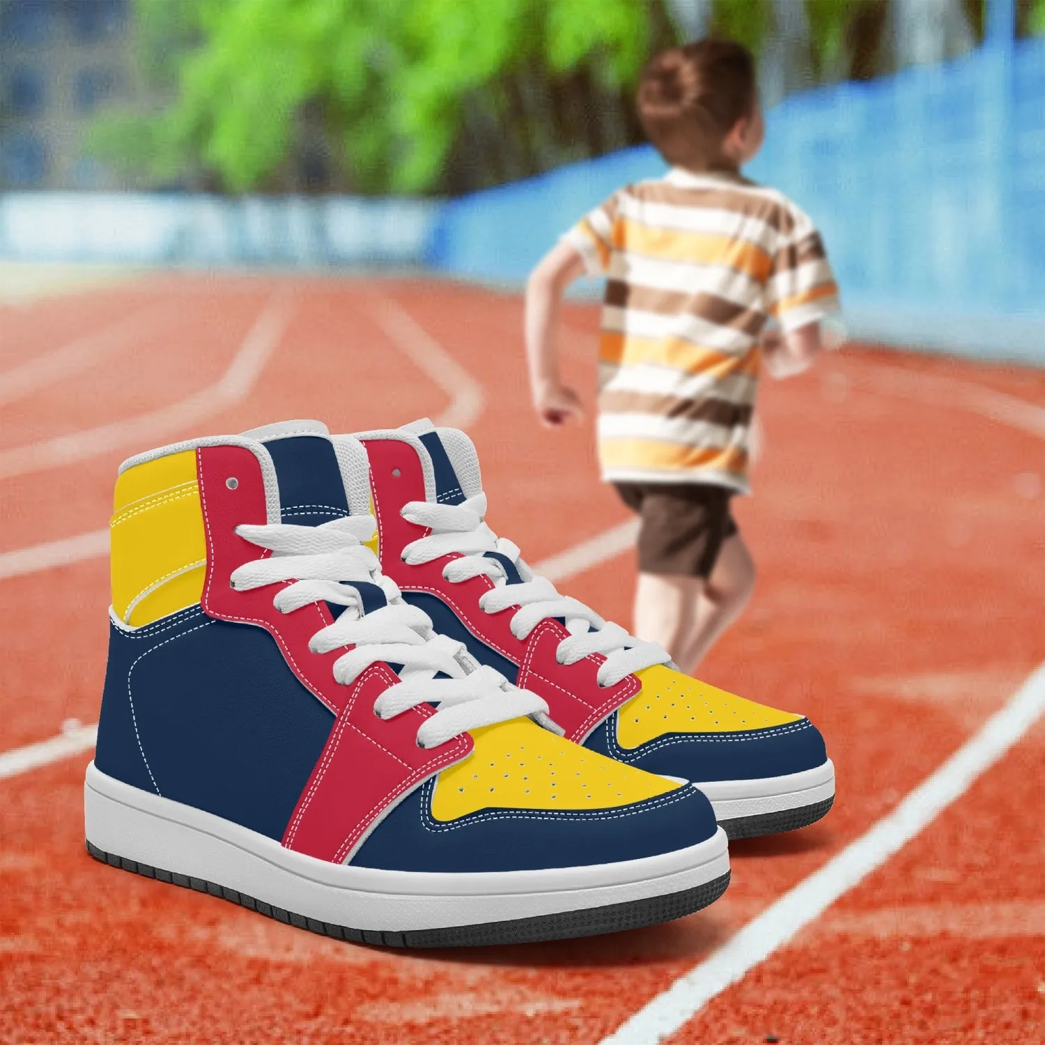 Indiana Fever Fan Unofficial High-Top Shoes, sneakers, and trainers Unisex for Kids 317 Girls' High-Top Basketball Shoes by Niche Era.