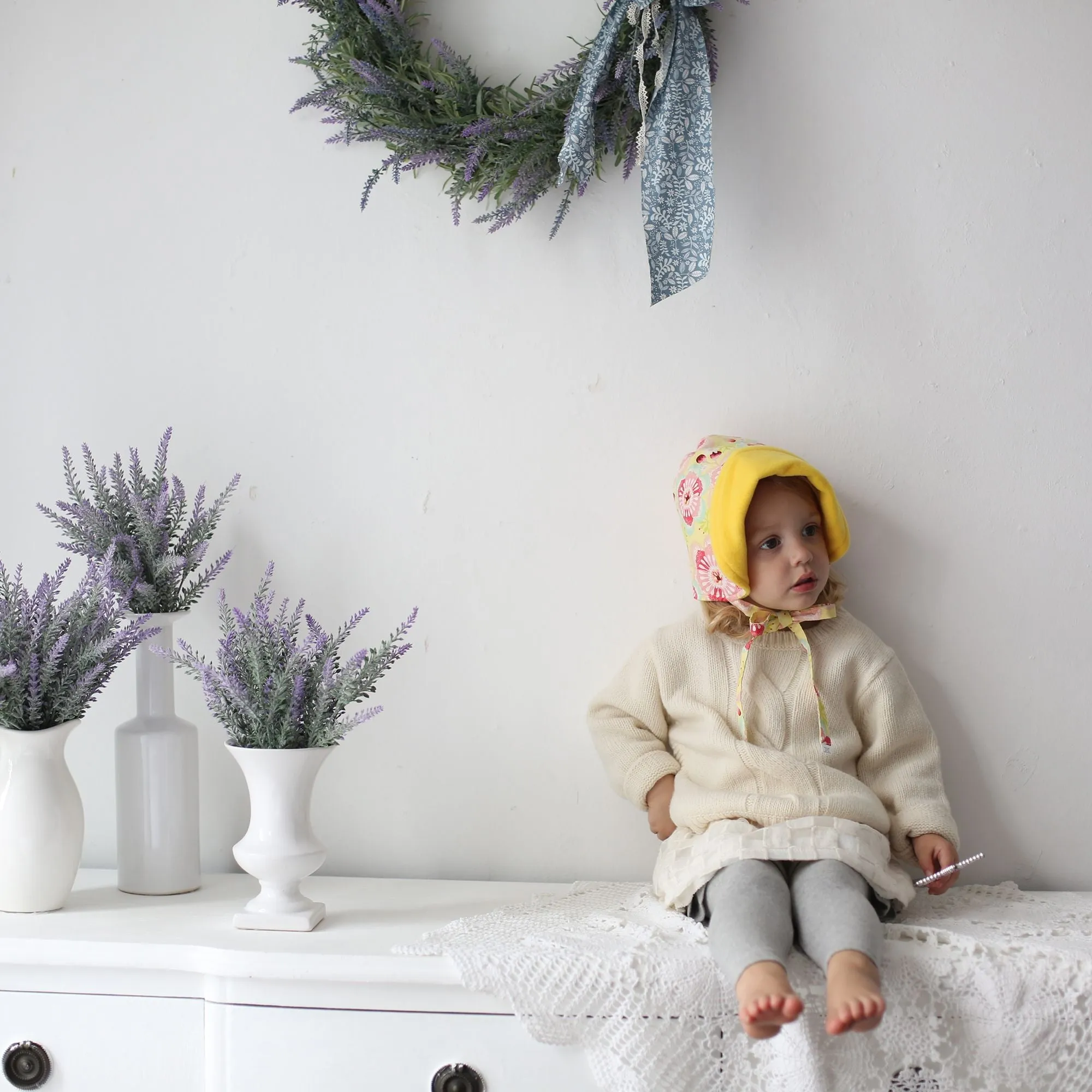 Innobaby Baby Fleece Winter Bonnet – Soft, Warm, and Adjustable Cold-Weather Hat (Ages 6-18M)