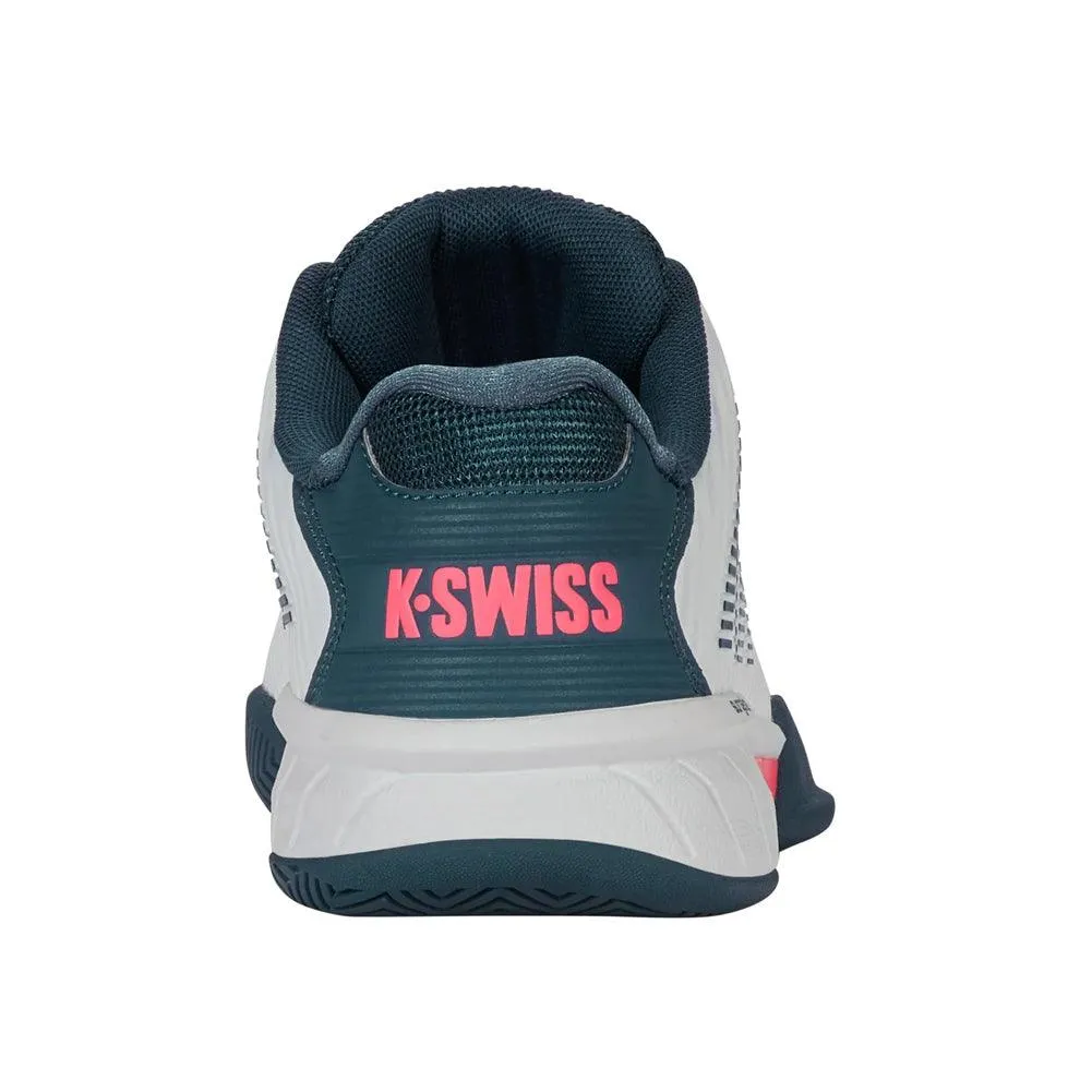 Juniors` Hypercourt Express 2 Tennis Shoes White and Stargazer