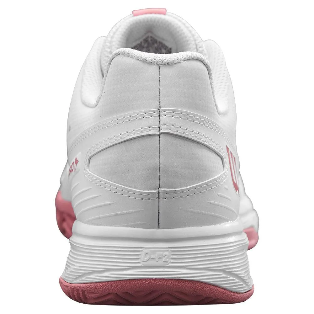 Juniors` Rush Pro Tennis Shoes White and Mauveglow