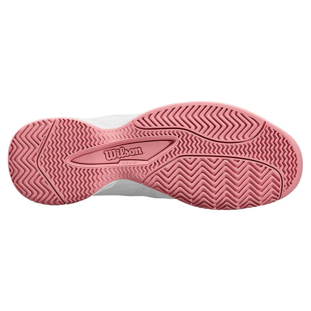 Juniors` Rush Pro Tennis Shoes White and Mauveglow