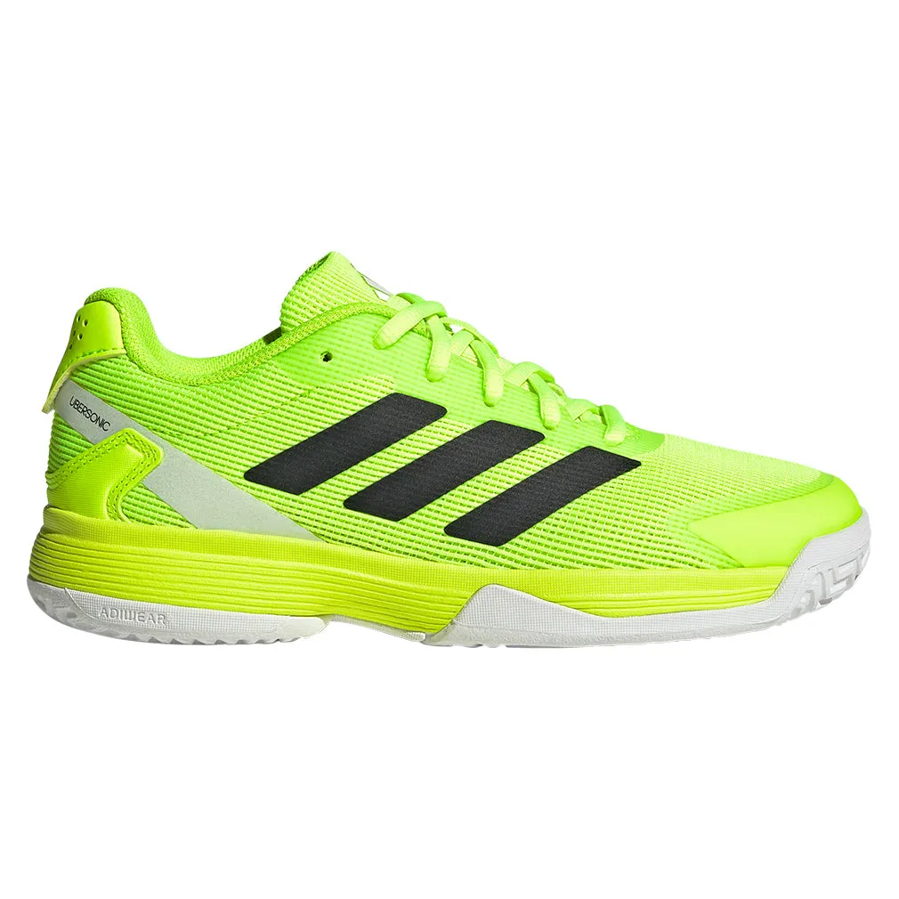 Junior`s Ubersonic Tennis Shoes Lucid Lemon and Core Black