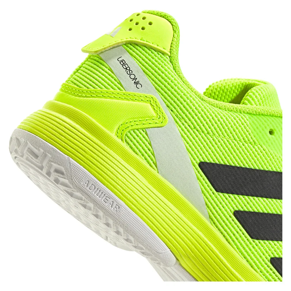 Junior`s Ubersonic Tennis Shoes Lucid Lemon and Core Black
