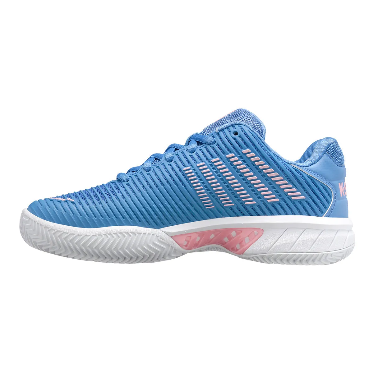 K-Swiss Hypercourt Express 2 Clay Court Women's Tennis Shoe (Blue/Pink)