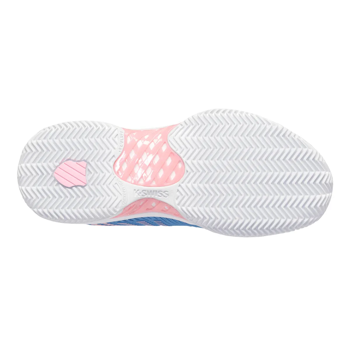 K-Swiss Hypercourt Express 2 Clay Court Women's Tennis Shoe (Blue/Pink)