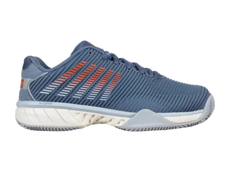 K-Swiss Hypercourt Express 2 Clay Mens Tennis Shoe (Blue/Orange)