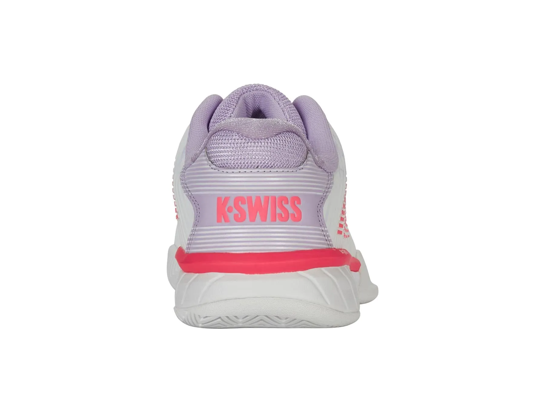 K-Swiss Hypercourt Express 2 Womens Tennis Shoes - White / Orchid Petal / Neon