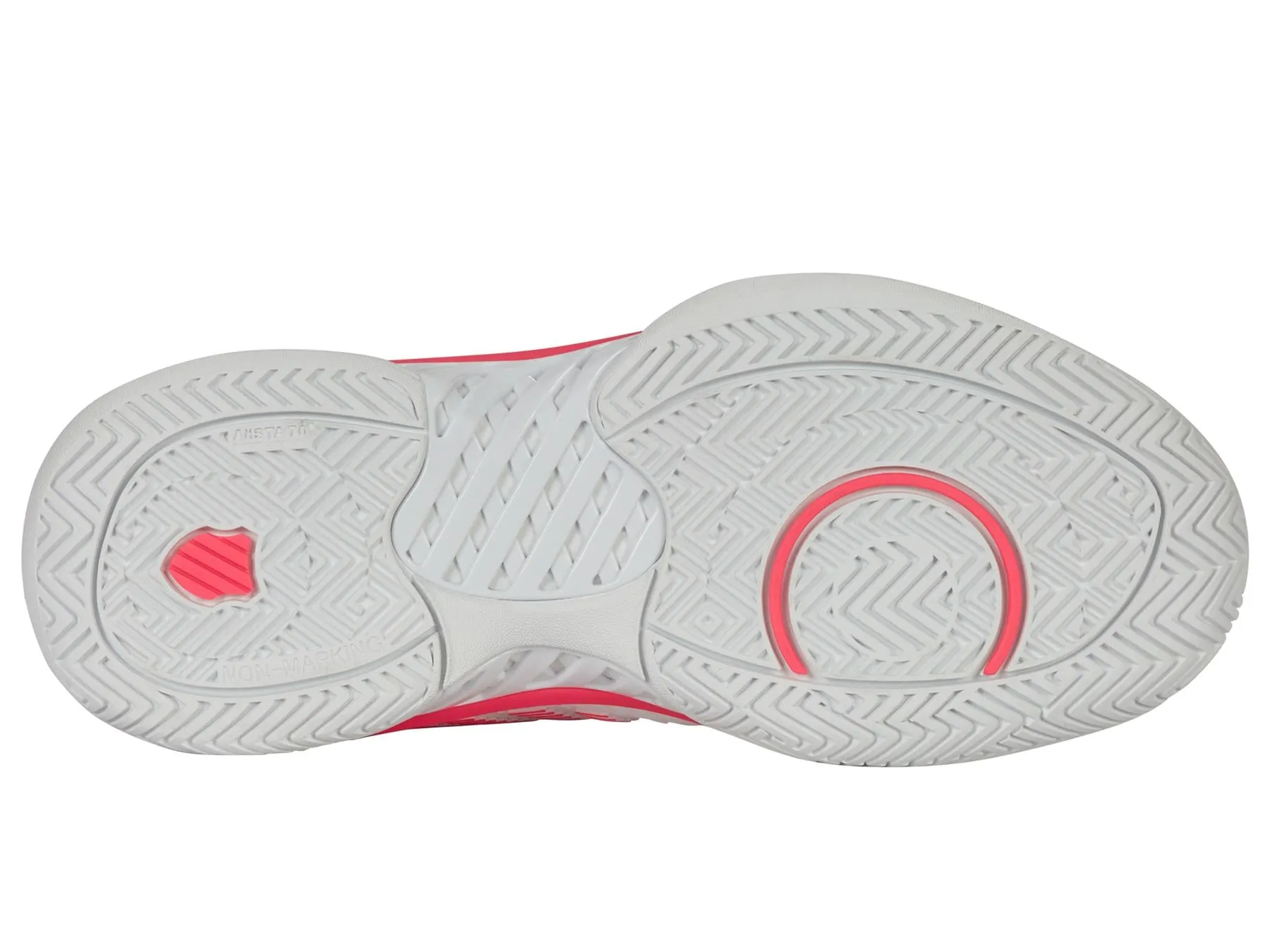 K-Swiss Hypercourt Express 2 Womens Tennis Shoes - White / Orchid Petal / Neon