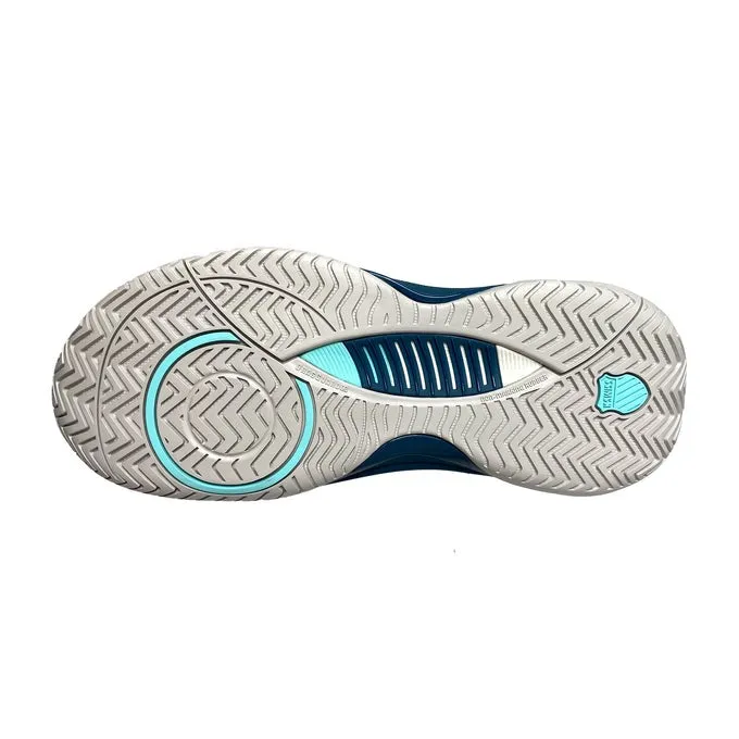 K-Swiss Hypercourt Supreme 2 Star White, Moonstruck & Indian Teal Men's Tennis Shoes