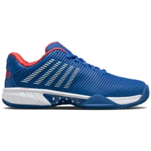 K-Swiss Men's Hypercourt Express 2 Tennis Shoes HB Clay in Blue/White/Berry