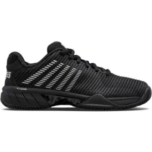 K-Swiss Women's Hypercourt Express 2 HB Clay Tennis Shoes in Black/Silver