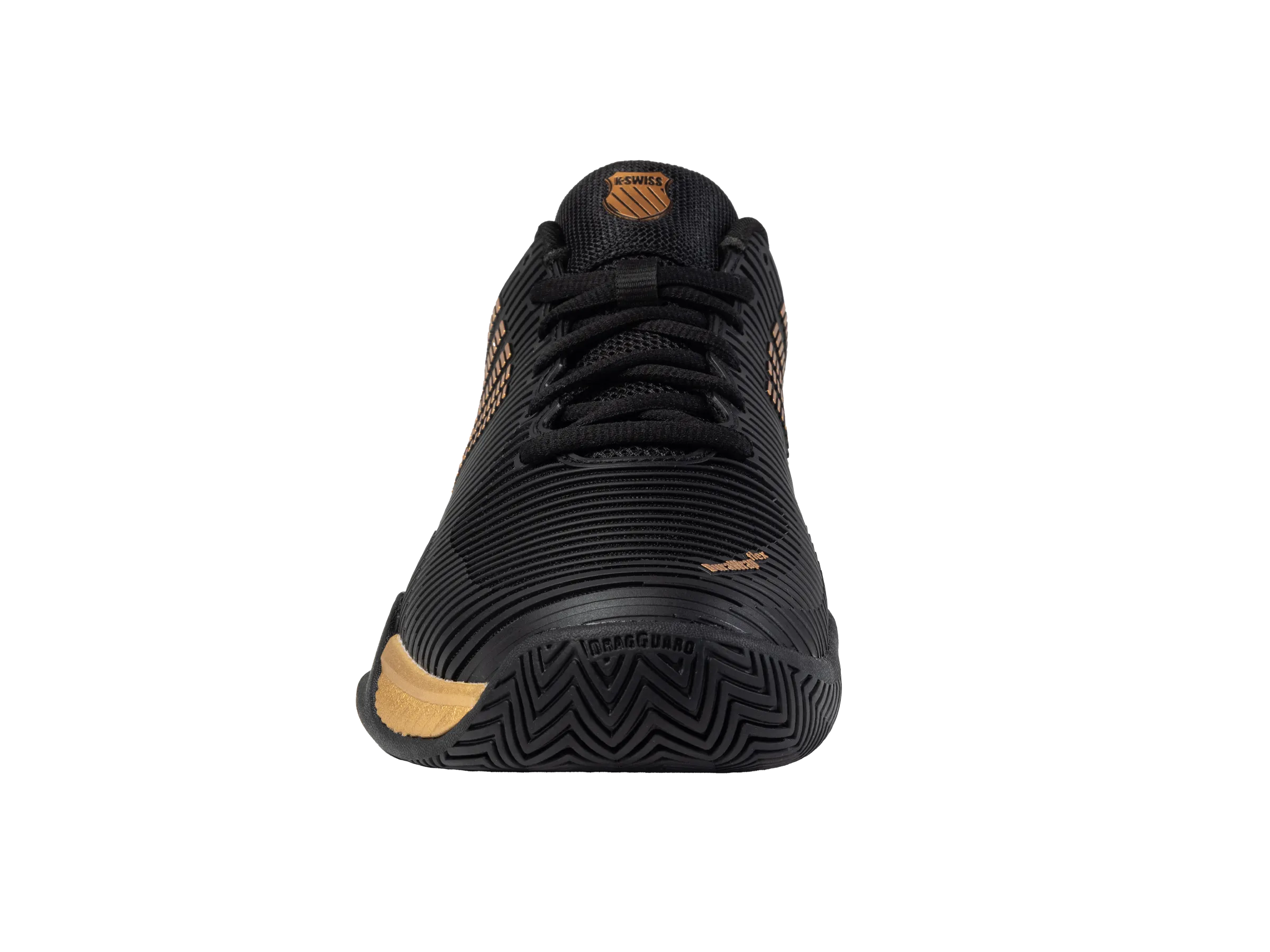 K-Swiss/Master Athletics Men's Hypercourt Express 2 Tennis Shoe (Black/Gold)