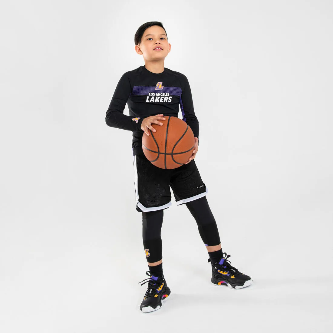 Kids' Basketball Shoes SE900 Mini Me - White/NBA Brooklyn Nets