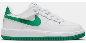 Kids Nike Force 1 Low EasyOn White Malachite Green FN0237-103 Shoe Sneaker
