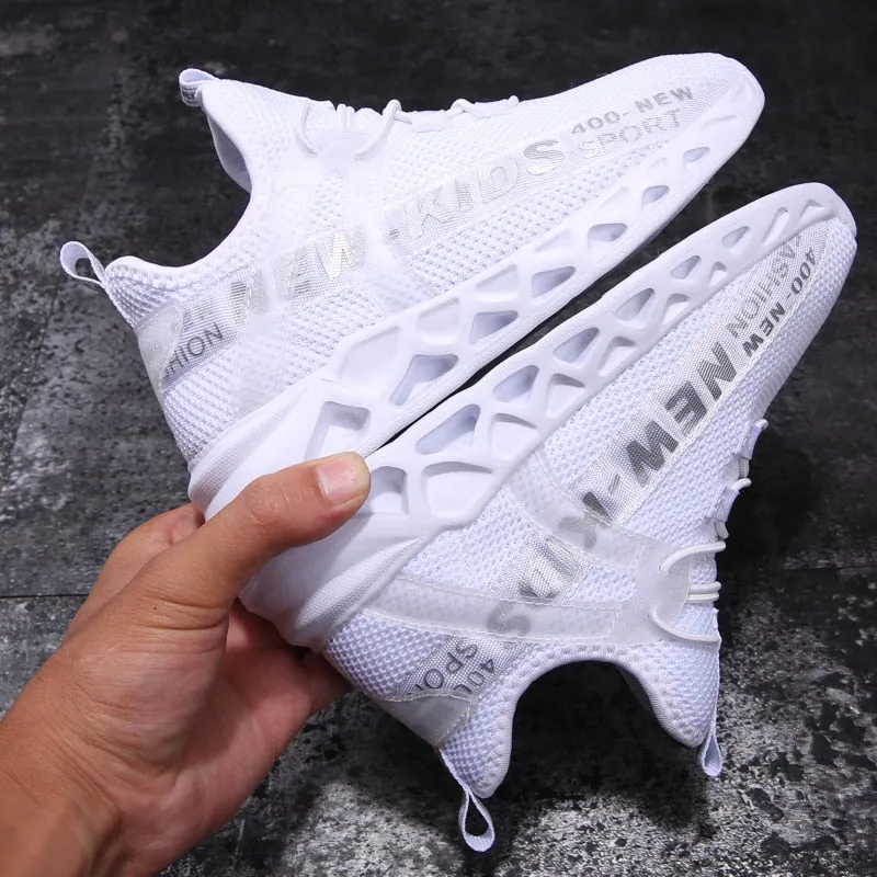 Kids Running Sneakers Mesh Tennis Sport Shoes Casual Walking Shoes