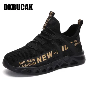 Kids Running Sneakers Mesh Tennis Sport Shoes Casual Walking Shoes