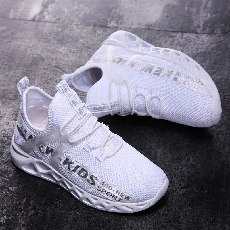 Kids Running Sneakers Mesh Tennis Sport Shoes Casual Walking Shoes